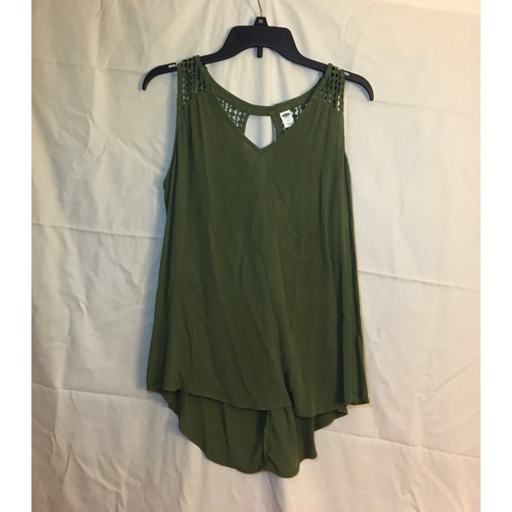 Old navy green tank top